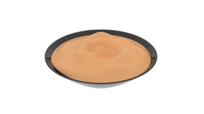 Bowl of Ketchunnaise 3D model