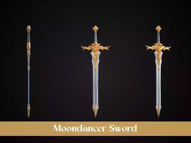 Stylized Elf Sword - Moondancer