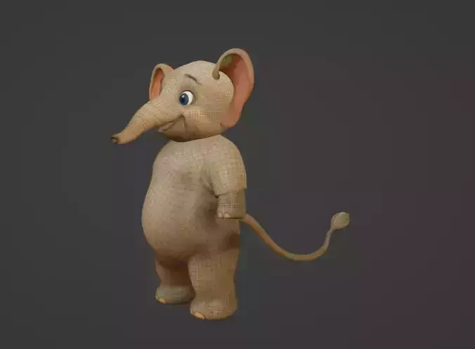 3D Elephent character 