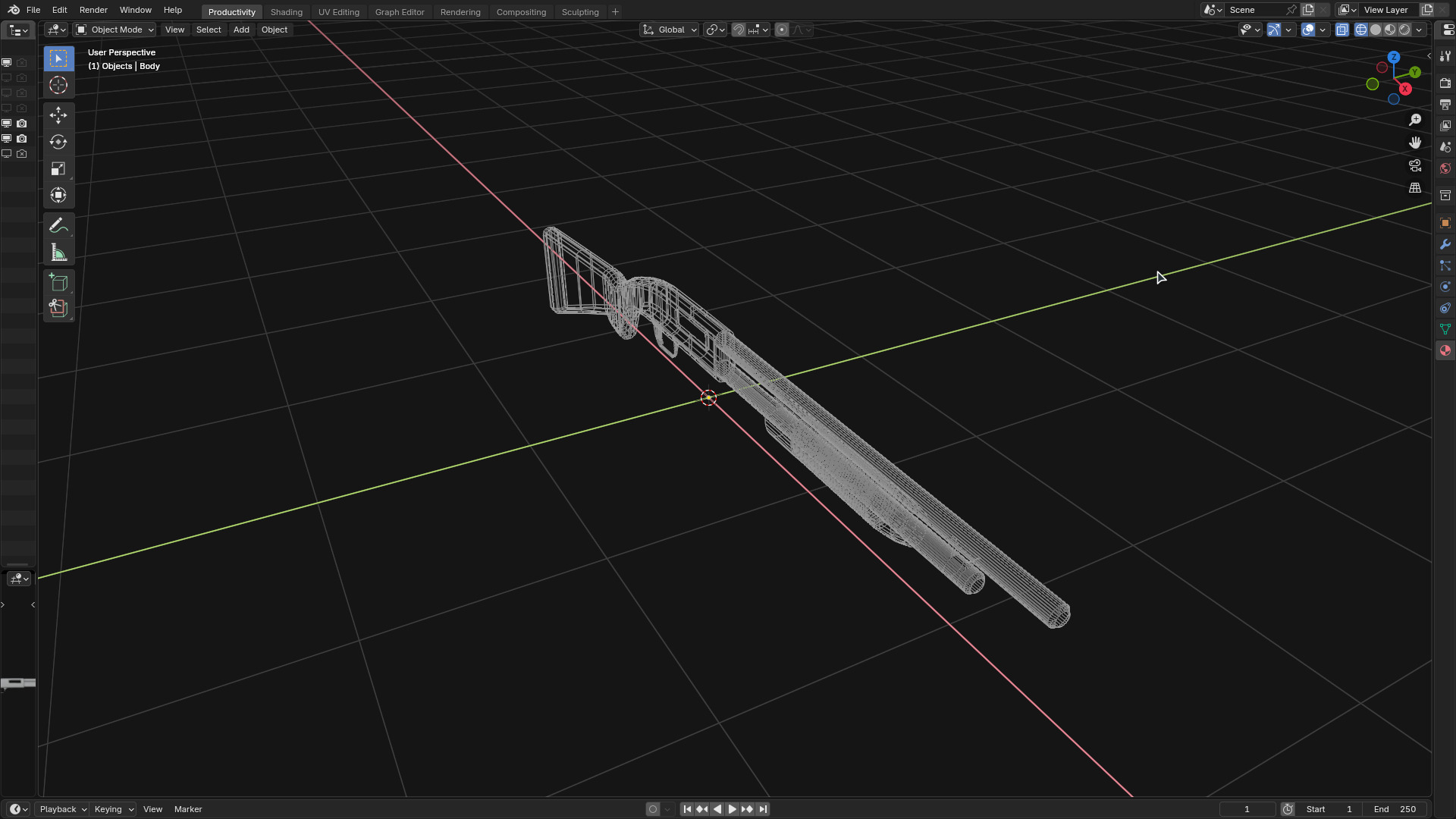 Pump-Action Shotgun 3D model_2