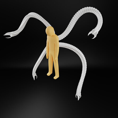 Biomechanical Octopus Arms 3D model