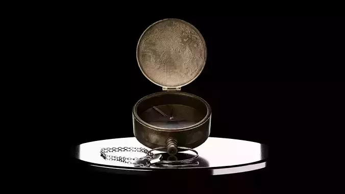  vintage-style direction compass