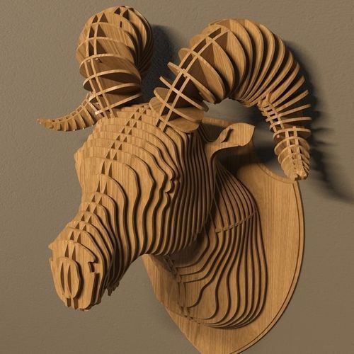Ram head 3D model
