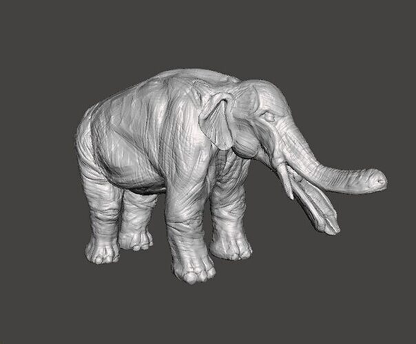 PLATYBELODON TOY FIGURE MINIATURE MODEL CREATURE MONSTER DND RPG 3D print model