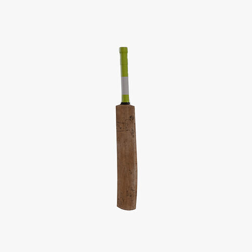 Cricket Bat Low-poly 3D model