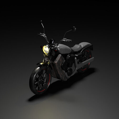 Harley Nightster-Like Motorbike 3D model