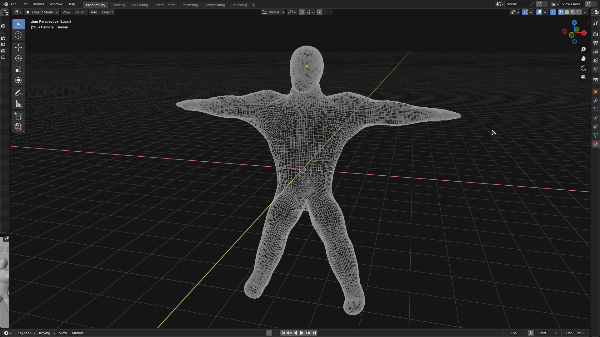 Hyper-Muscular Human 3D Model Sculpted Anatomy 3D model_1