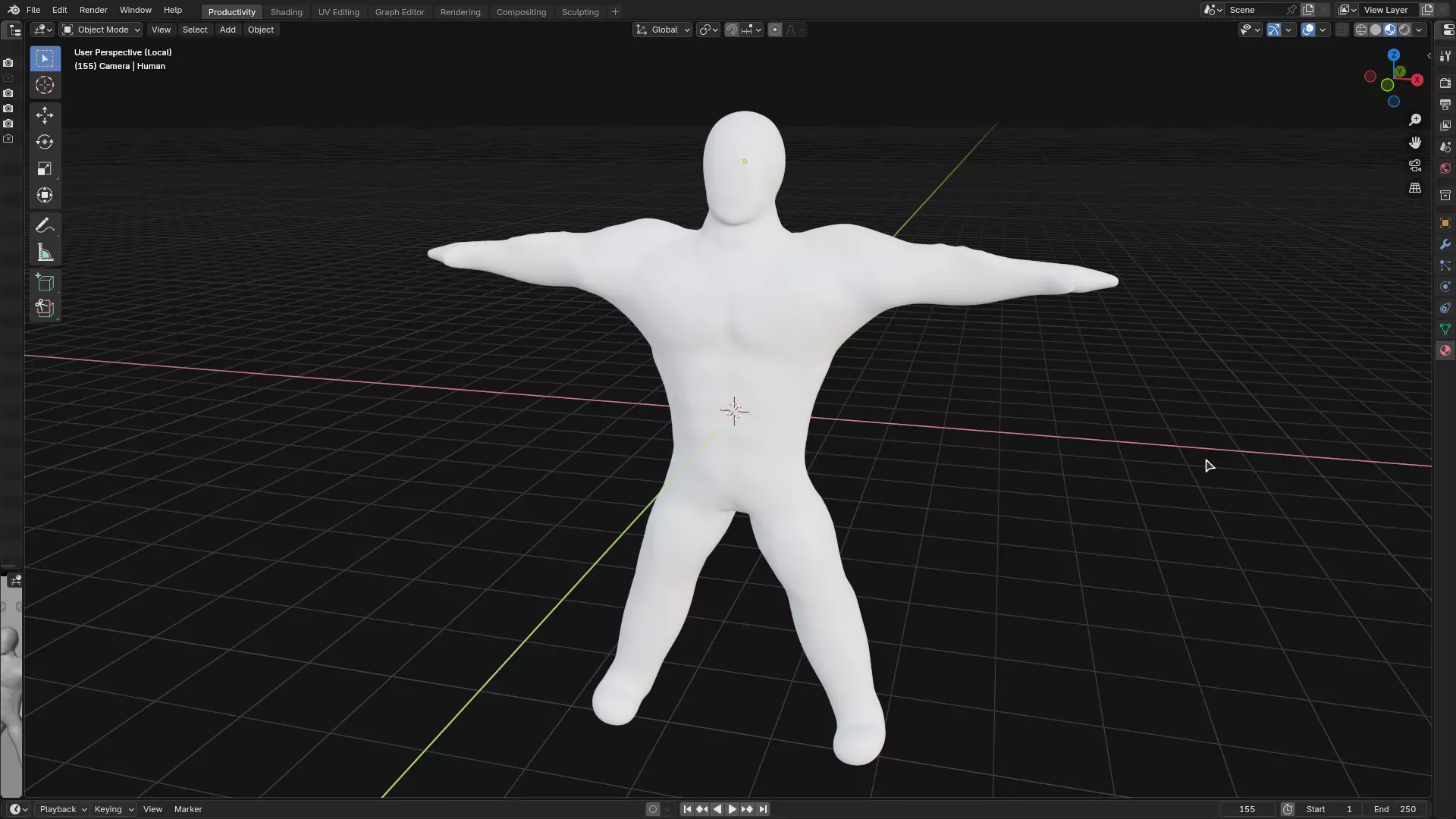 Hyper-Muscular Human 3D Model Sculpted Anatomy 3D model_0