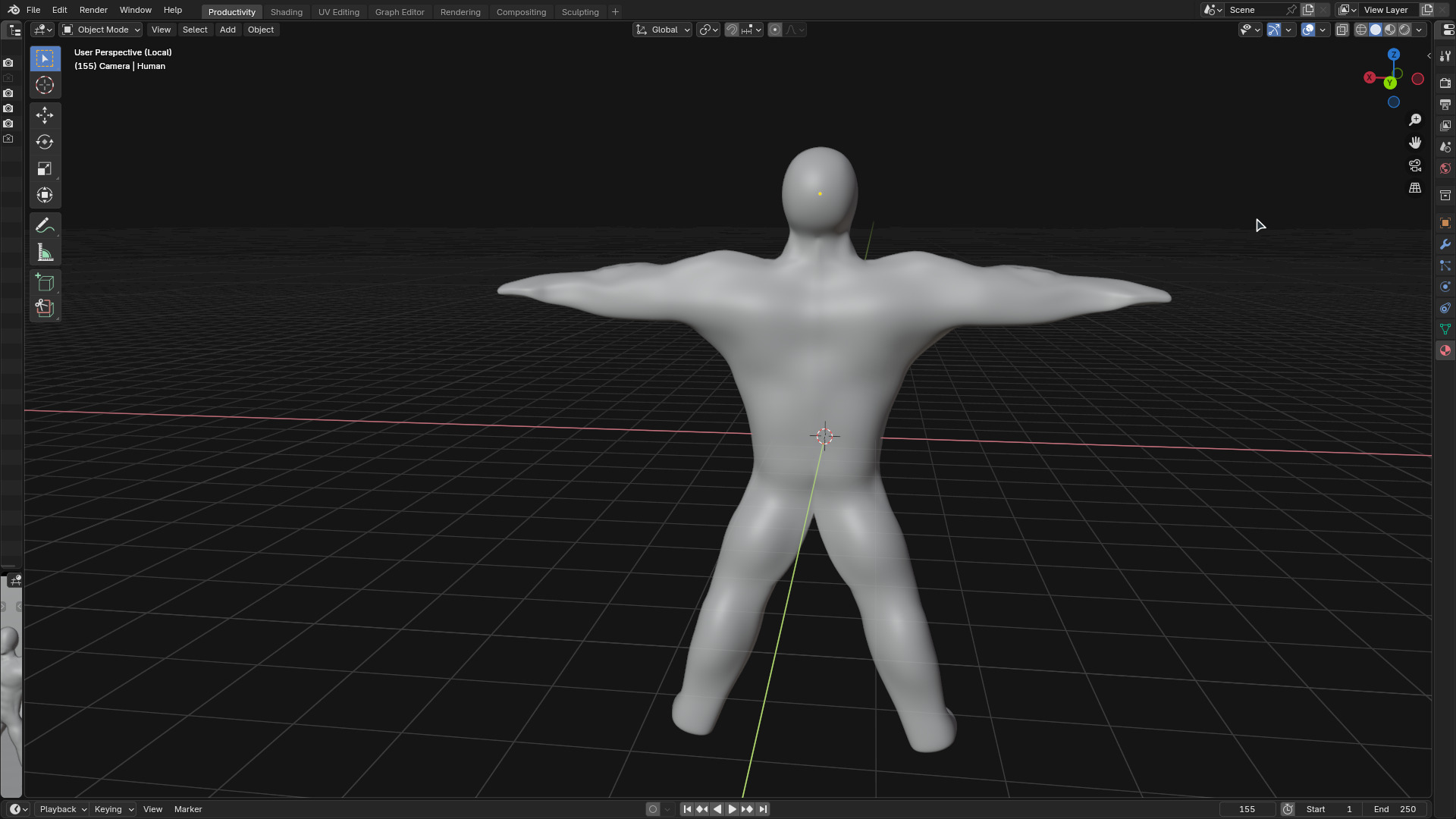 Hyper-Muscular Human 3D Model Sculpted Anatomy 3D model_2