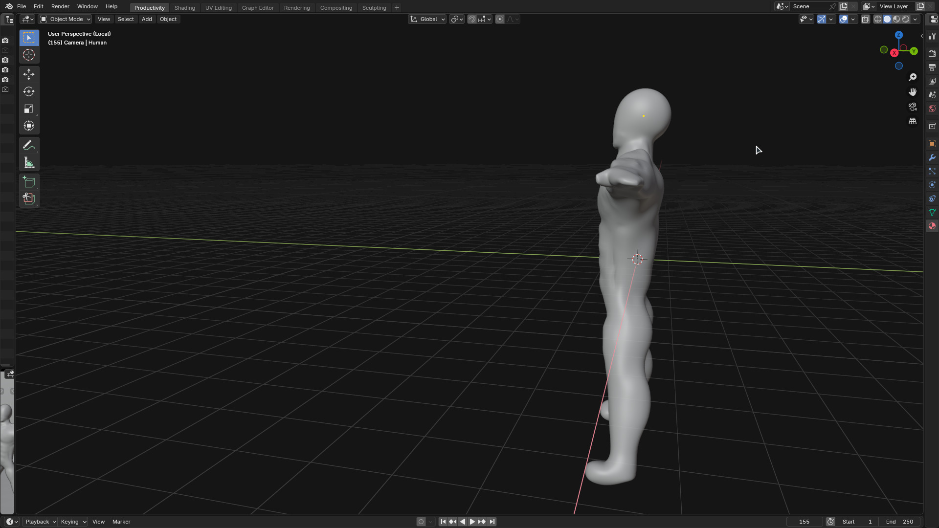 Hyper-Muscular Human 3D Model Sculpted Anatomy 3D model_4