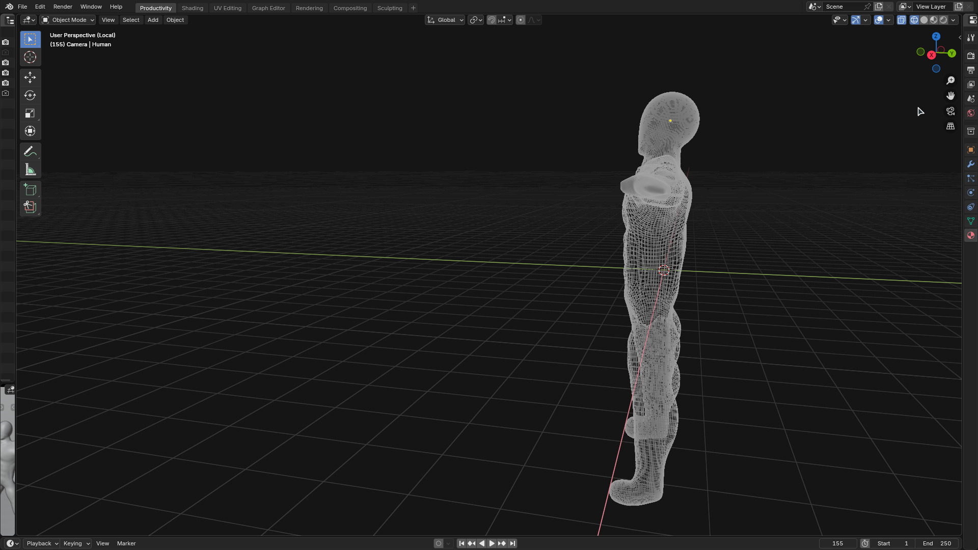 Hyper-Muscular Human 3D Model Sculpted Anatomy 3D model_3