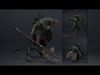 Venom Spearman Low-poly 3D model_3