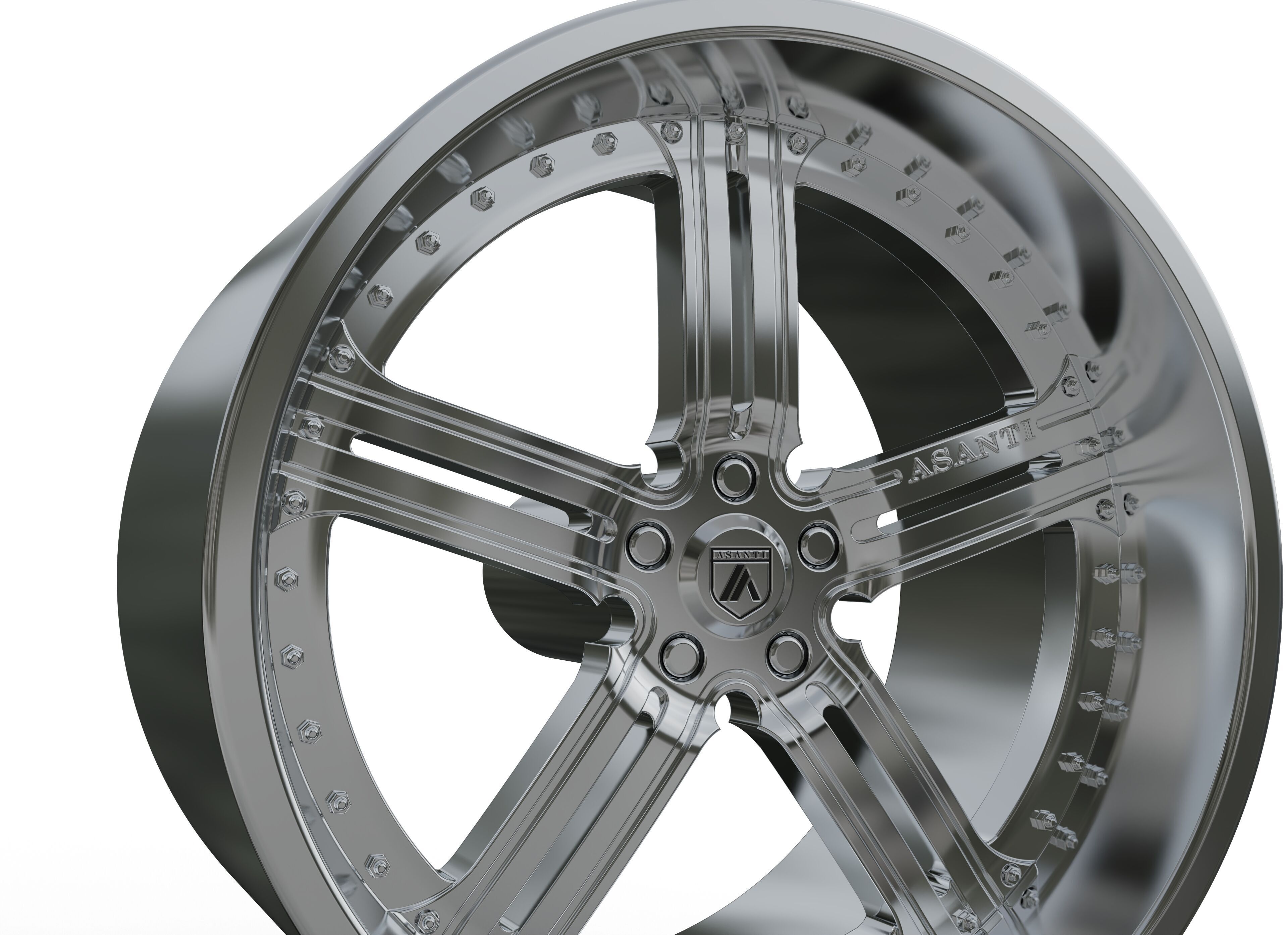 ASANTI AF135 WHEEL  3D print model_2