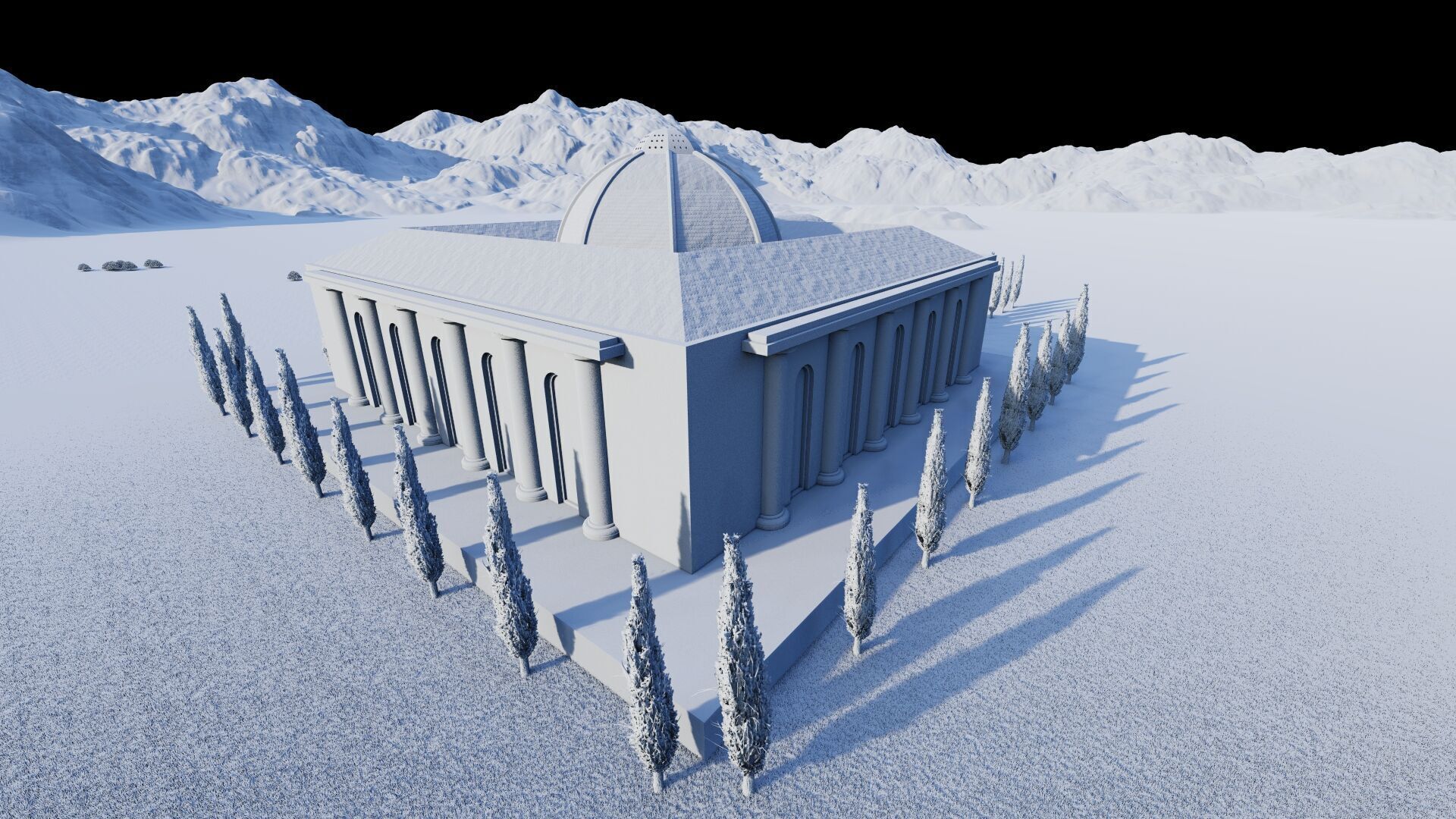 Parthenon-Historical Greek Temple 3D model_16