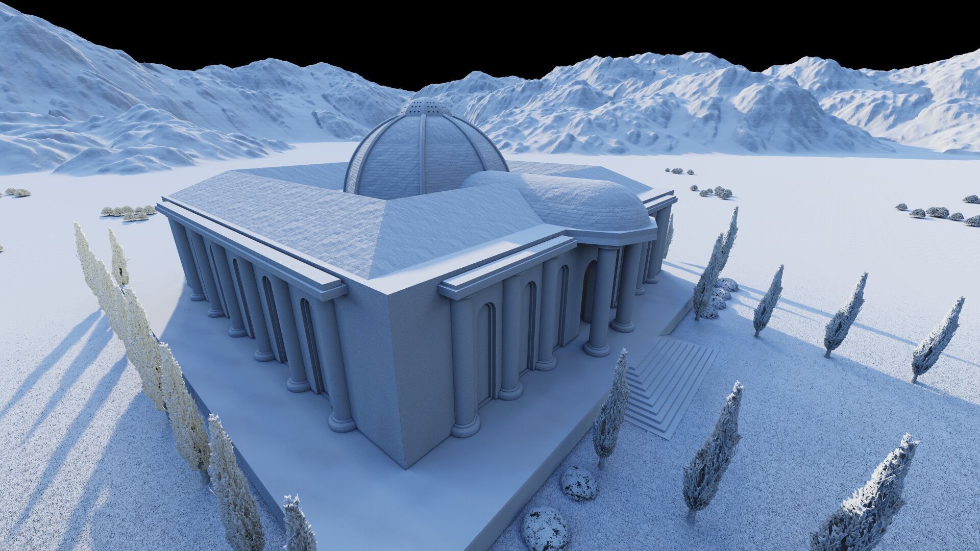 Parthenon-Historical Greek Temple 3D model_17