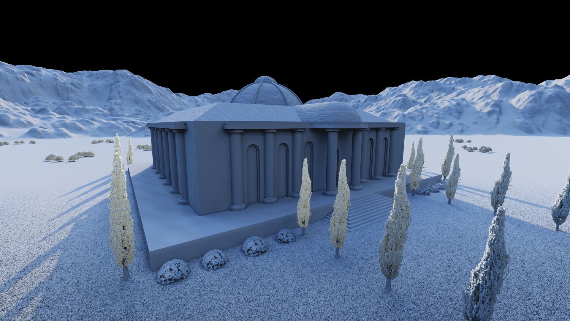 Parthenon-Historical Greek Temple 3D model_10