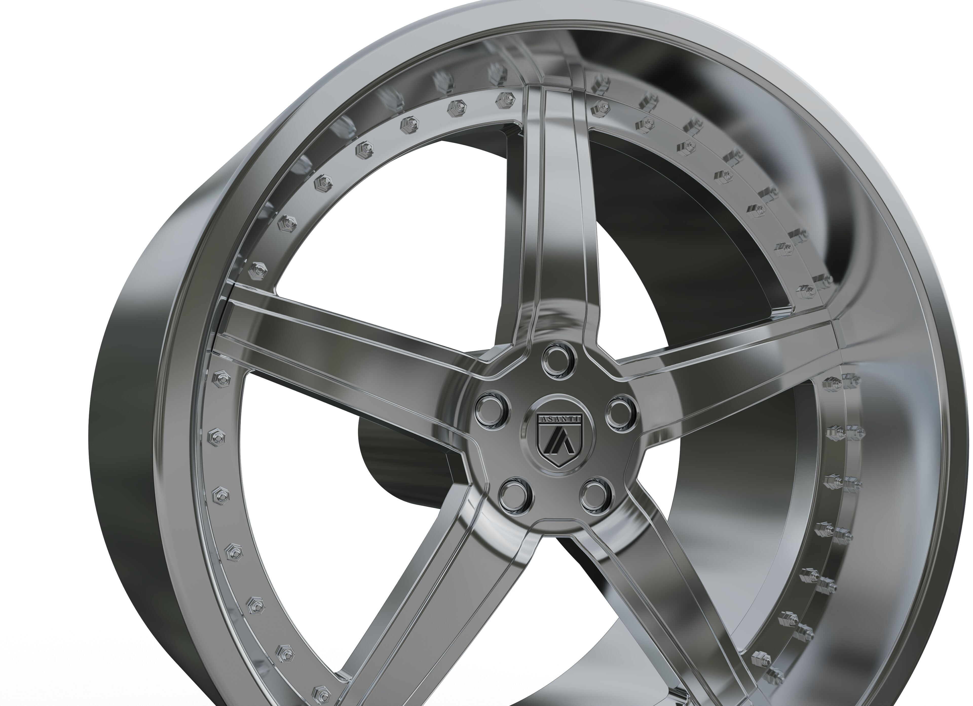 ASANTI AF157 WHEEL  3D print model_2