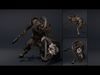 Venom Brutal Warrior Low-poly 3D model_5