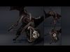 Venom Brutal Warrior Low-poly 3D model_6