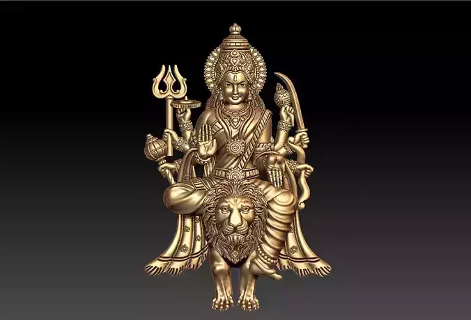 Durga devi pendent
