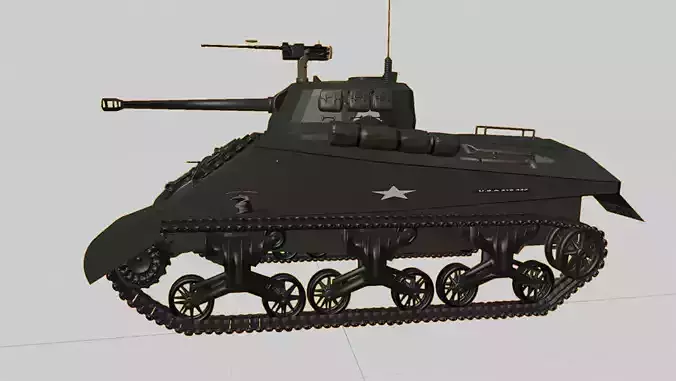 WW2 US Tank M4A3 Sherman