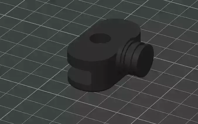  Bathroom Shelf Support Bracket  3D print model