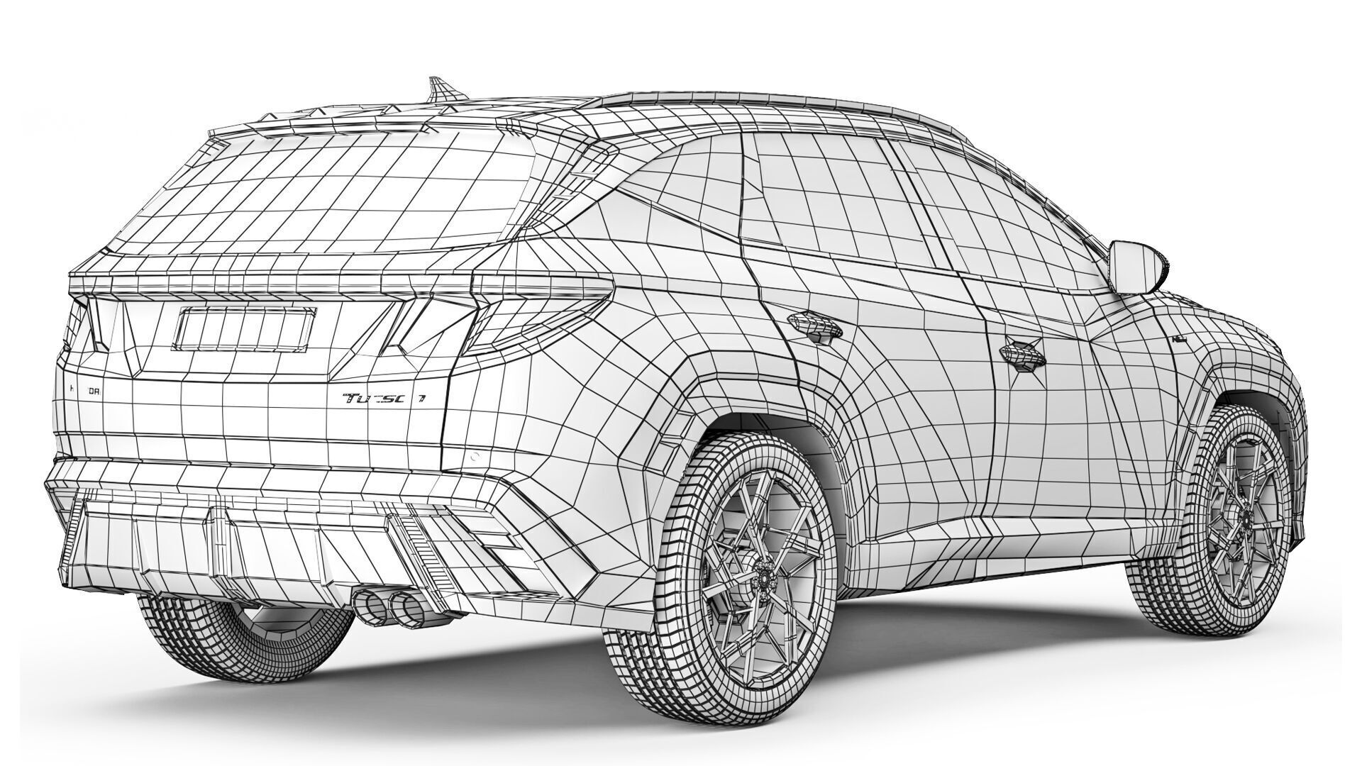 Hyundai Tucson N Line 2024 3D model_9