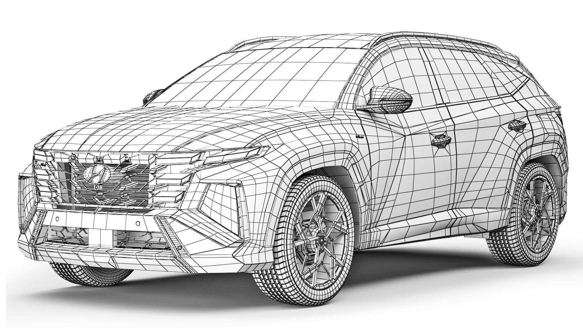 Hyundai Tucson N Line 2024 3D model_8