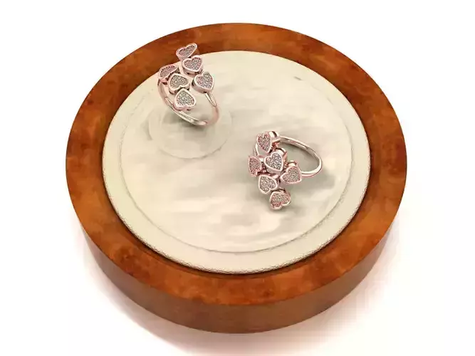 Heart Ring 2 - Sixtuple