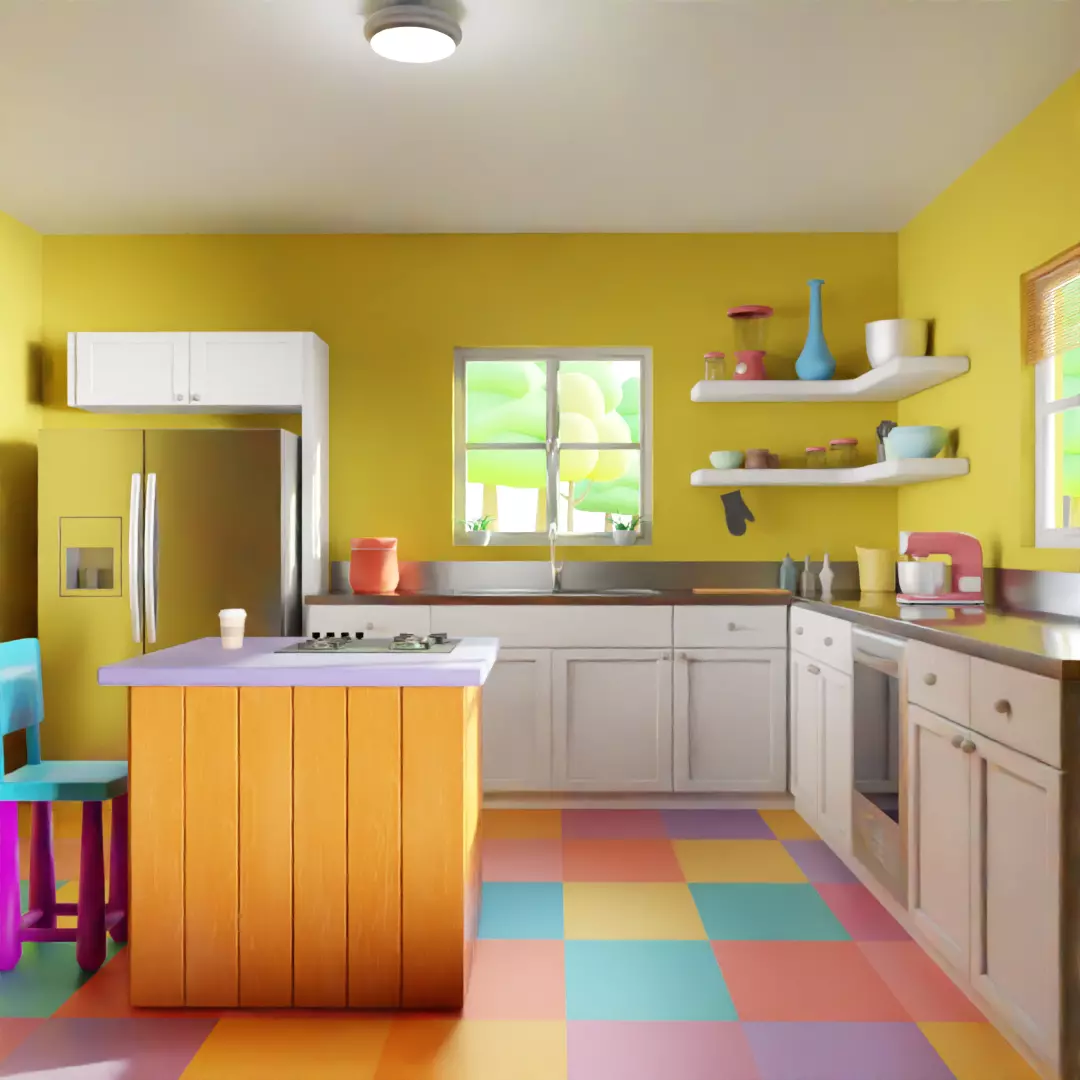 3D kitchen Modeling 3D model_0