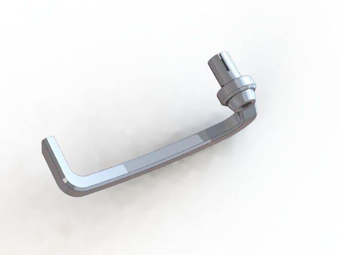 MOTORCYCLE BRAKE LEVER GUARD 3D print model_5