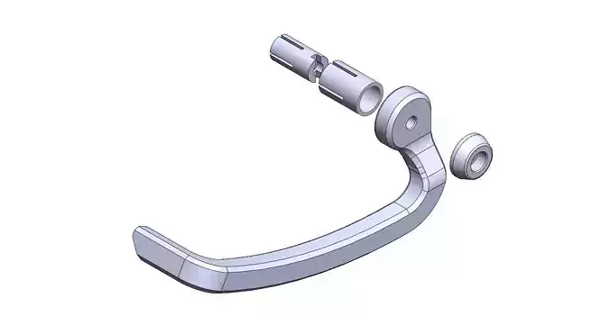 MOTORCYCLE BRAKE LEVER GUARD