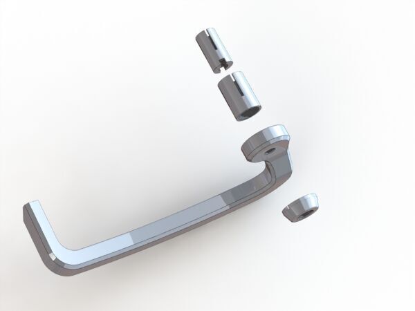 MOTORCYCLE BRAKE LEVER GUARD 3D print model_6