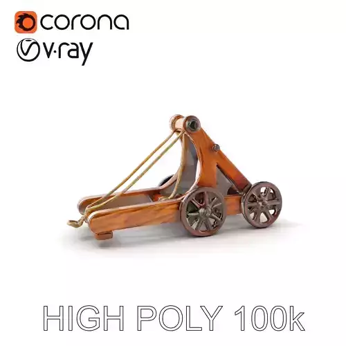 Medieval Catapult Model Pack for Historical Scenes