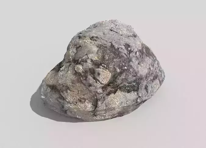 Detailed Rock Low-poly 3D model