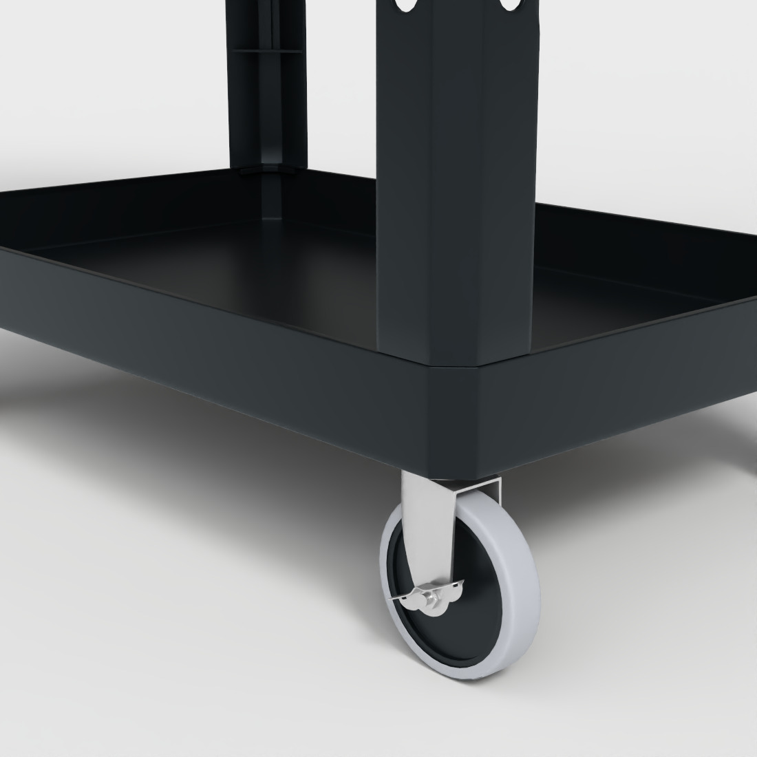 RUBBERMAID CONVERTIBLE MOBILE CART Low-poly 3D model_6