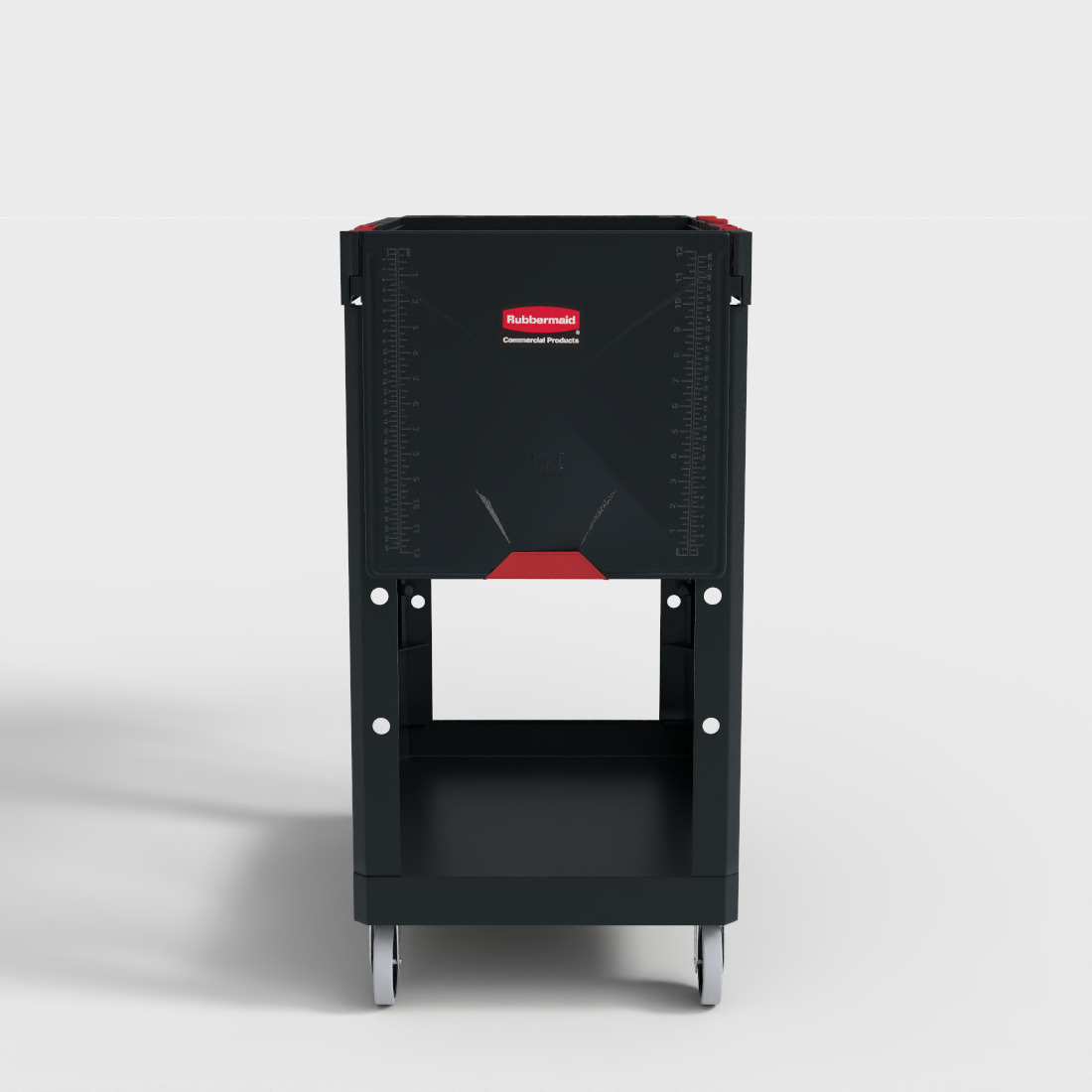 RUBBERMAID CONVERTIBLE MOBILE CART Low-poly 3D model_2