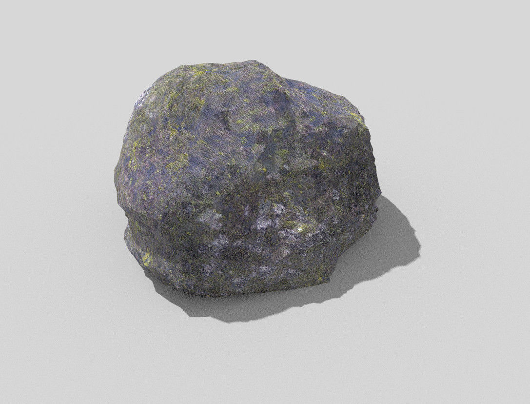 Detailed Rock 3D model_4