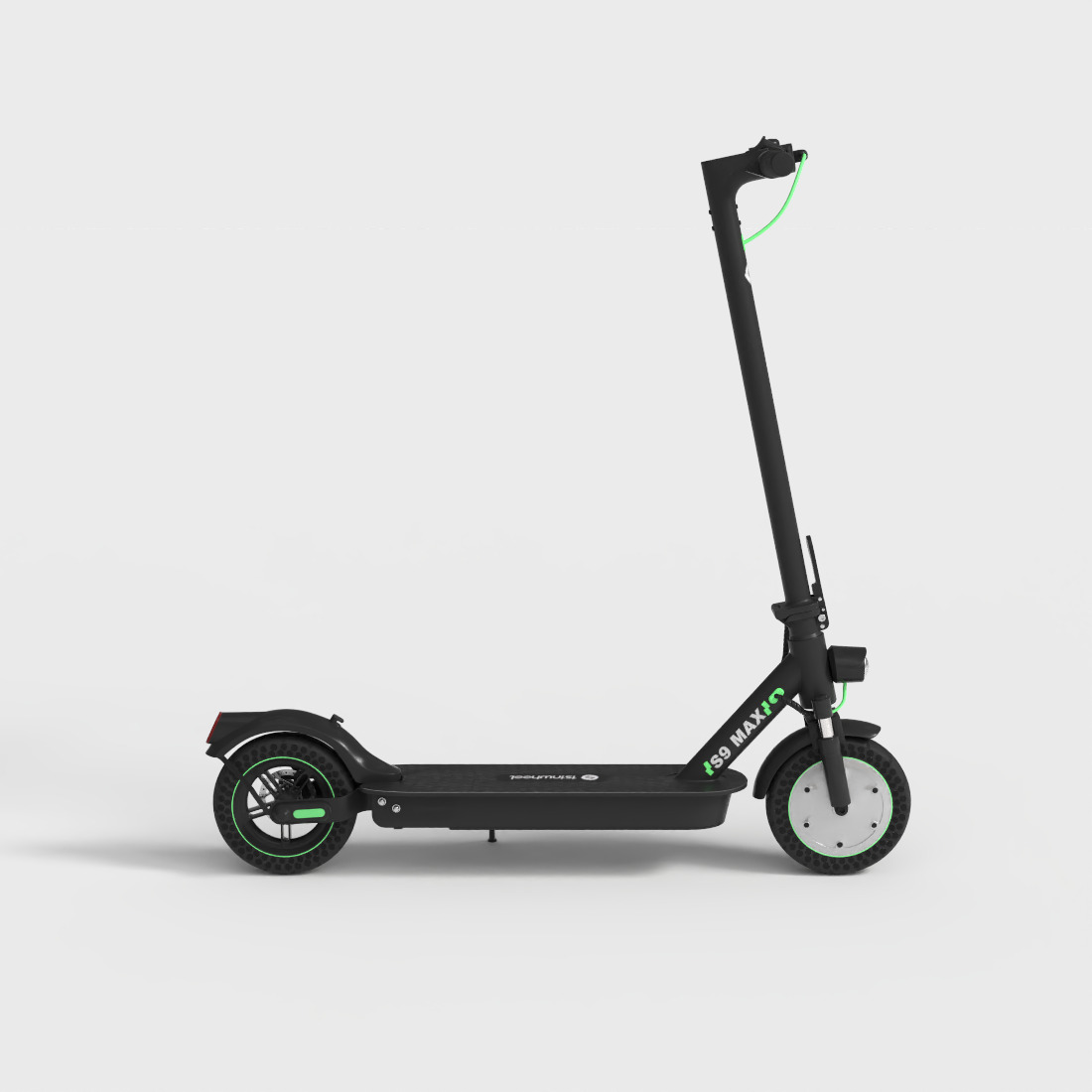 ISINWHEEL ELECTRIC SCOOTER Low-poly 3D model_2