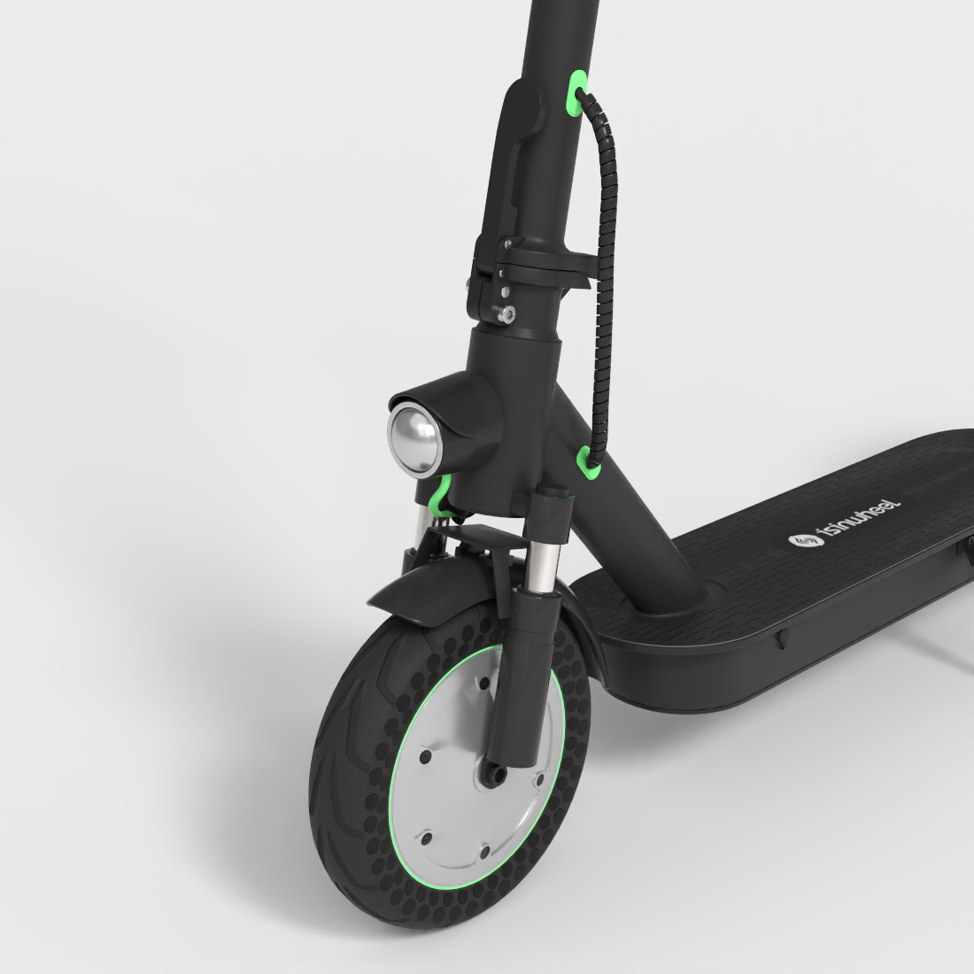 ISINWHEEL ELECTRIC SCOOTER Low-poly 3D model_5