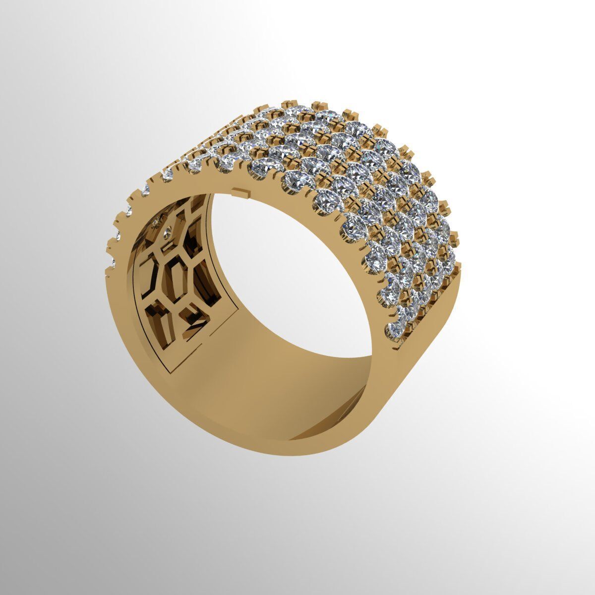 Men Ring 170 3D print model_4