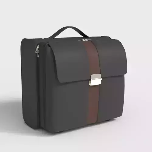 BLACK LAPTOP ROLLER CASE