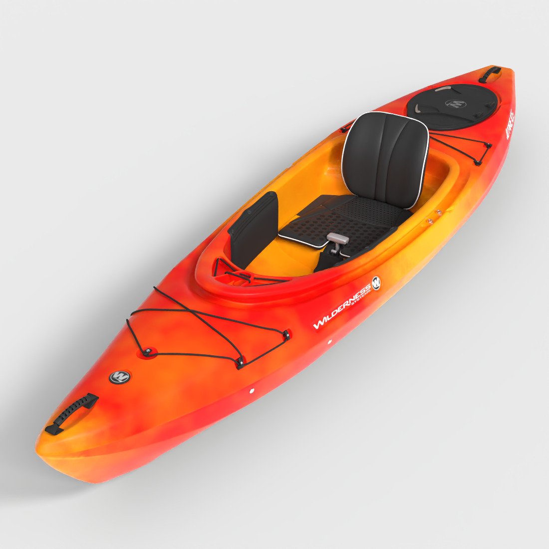 RECREATIONAL KAYAK Low-poly 3D model_4
