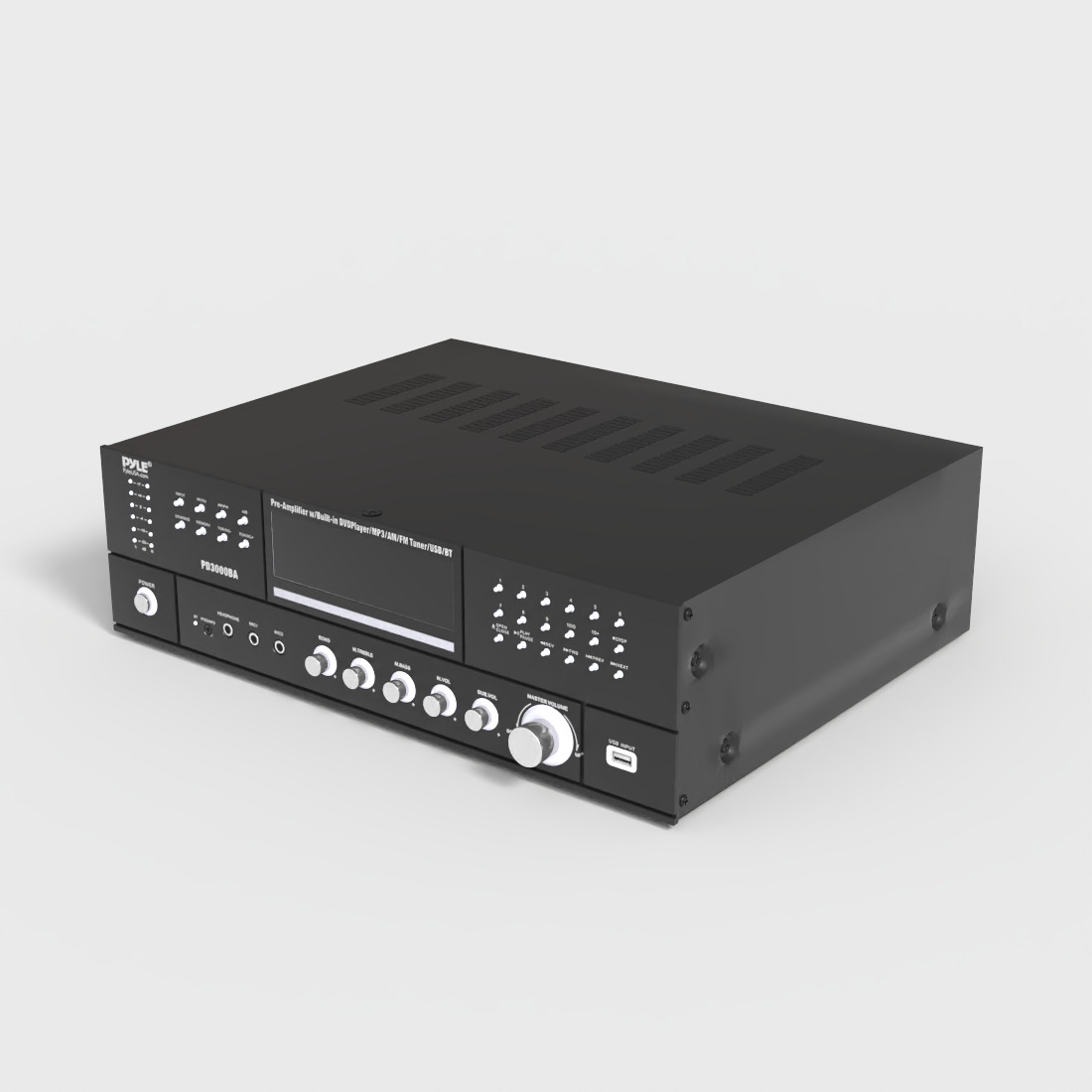 DIGITAL HOME THEATRE Low-poly 3D model_4