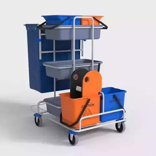 HOMCOM CLEANING TROLLEY