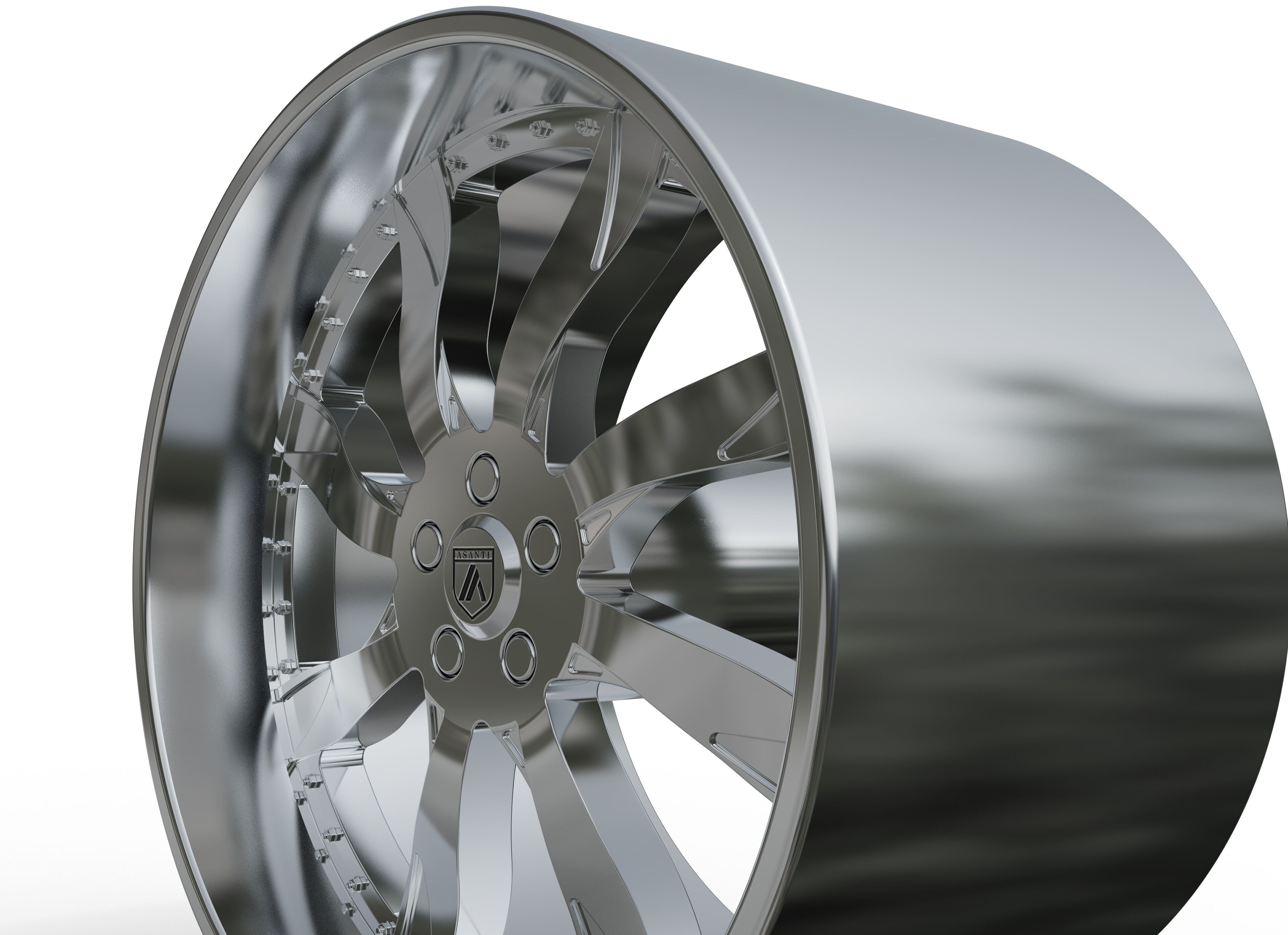 ASANTI AF841 WHEEL  3D print model_3