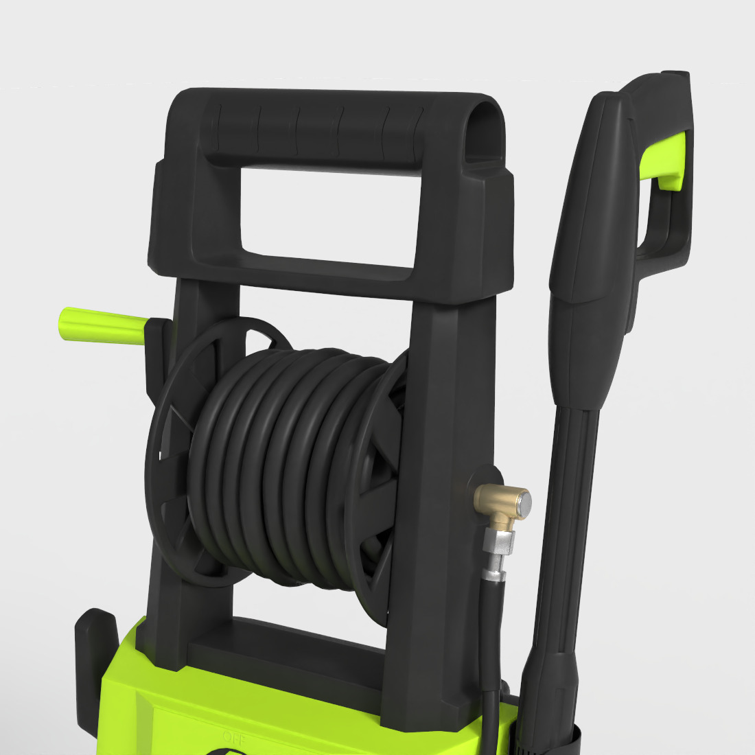 PRESSURE WASHER Low-poly 3D model_6