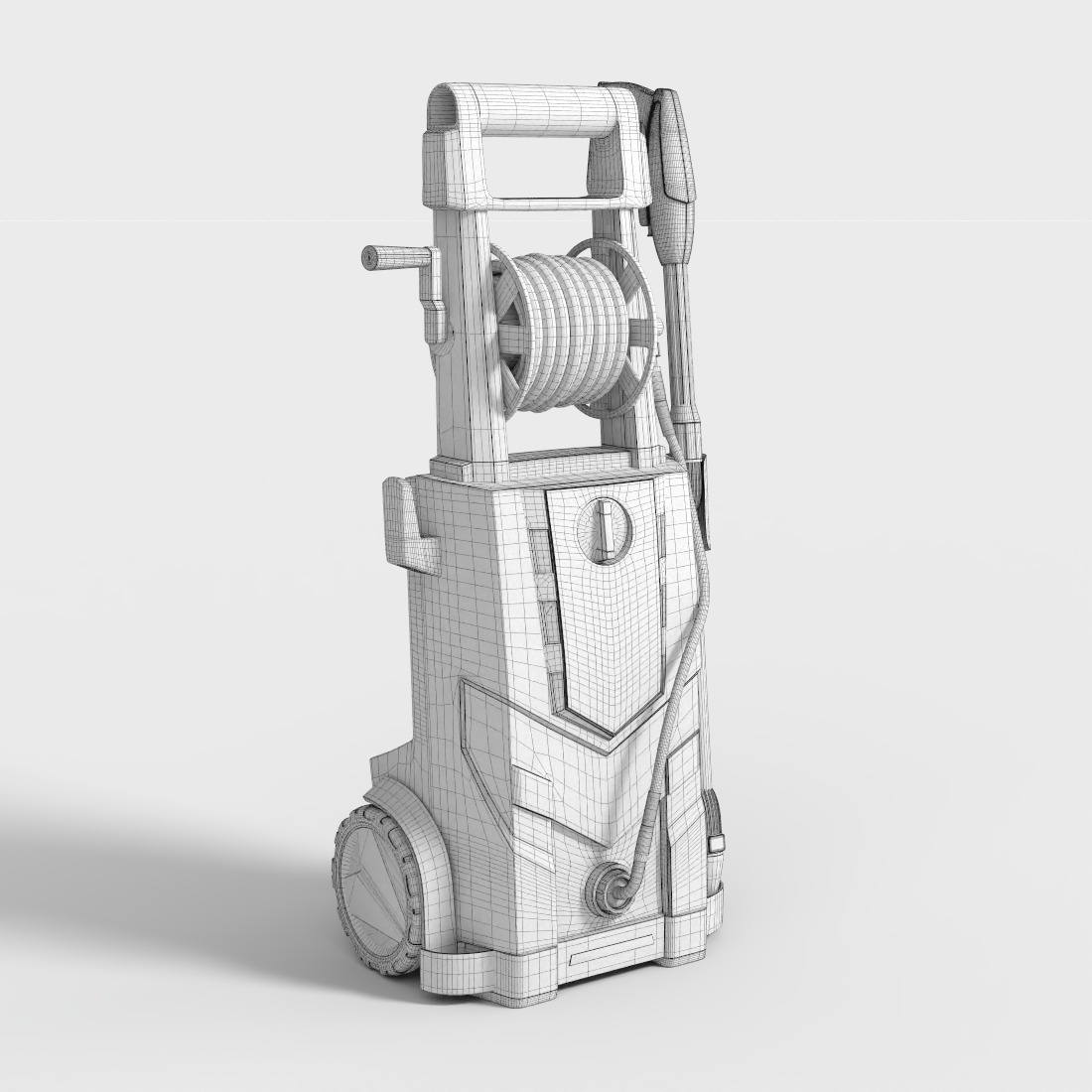 PRESSURE WASHER Low-poly 3D model_7