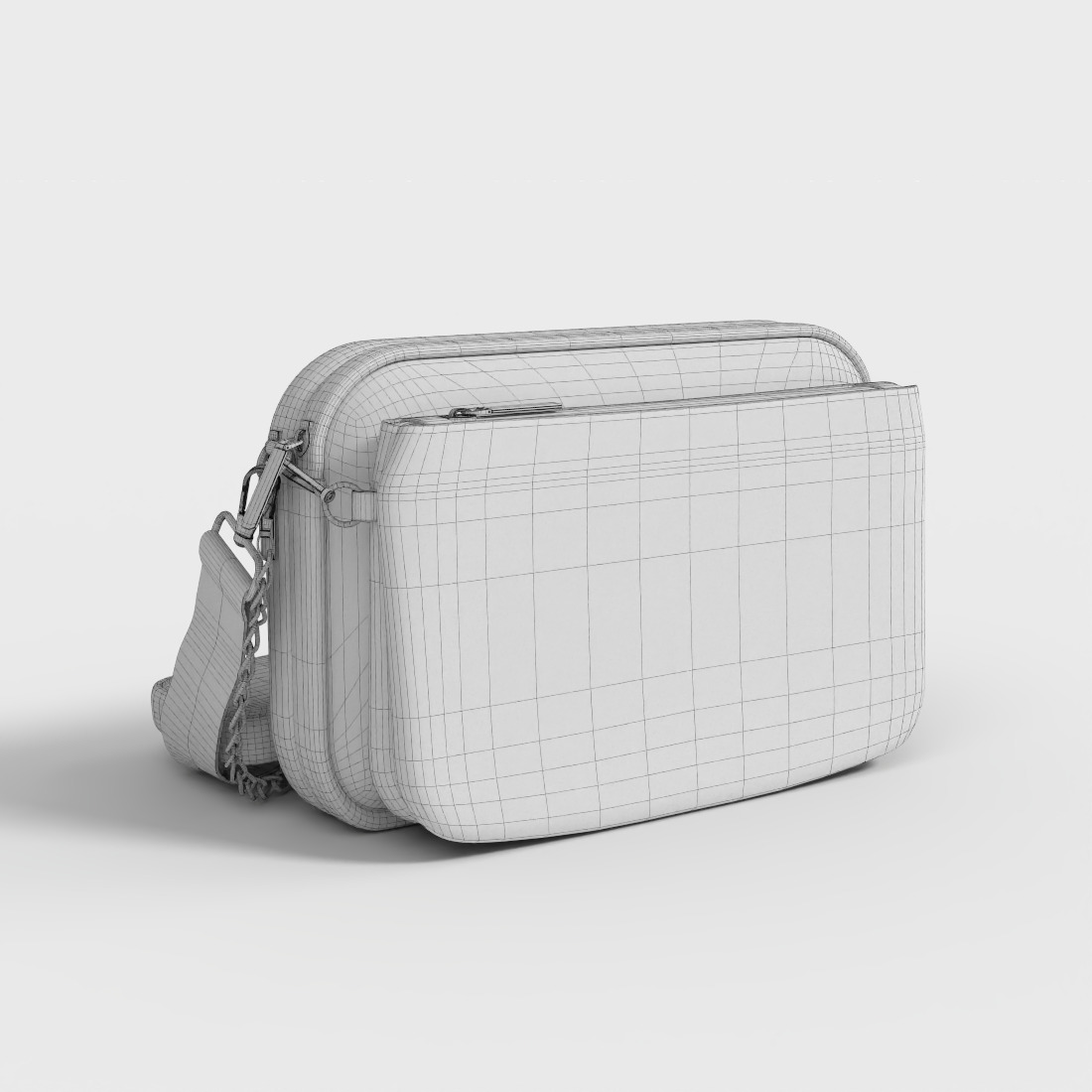 WOMENS SHOULDER BAG Low-poly 3D model_7