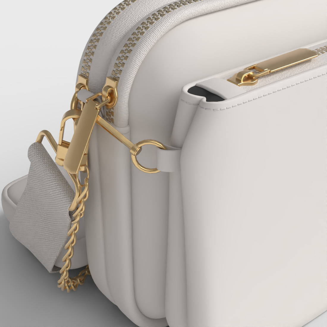 WOMENS SHOULDER BAG Low-poly 3D model_5
